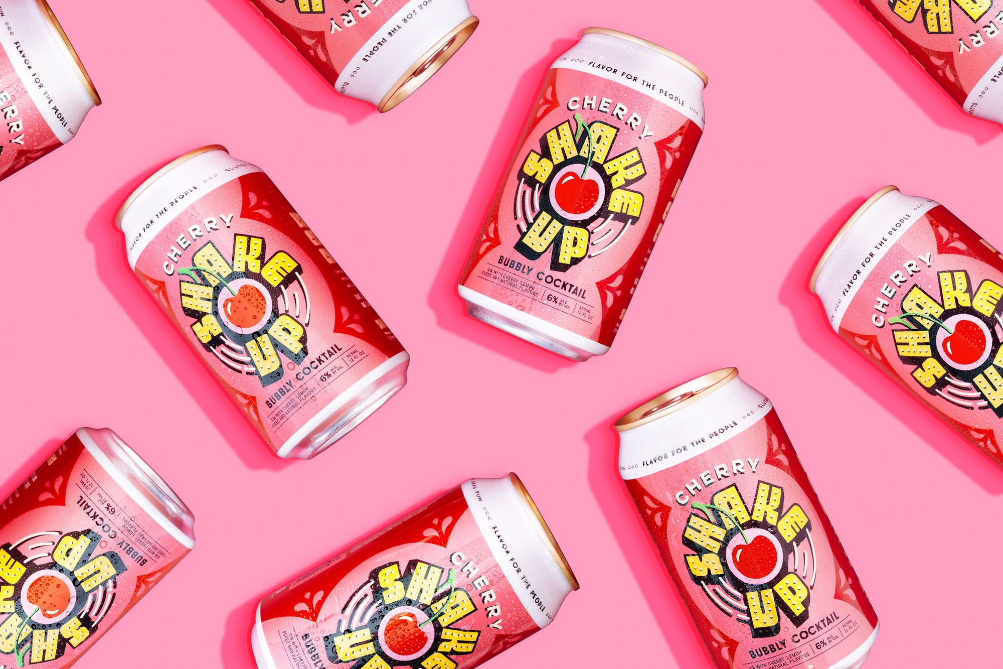 Cherry Shake Up Canned Cocktail