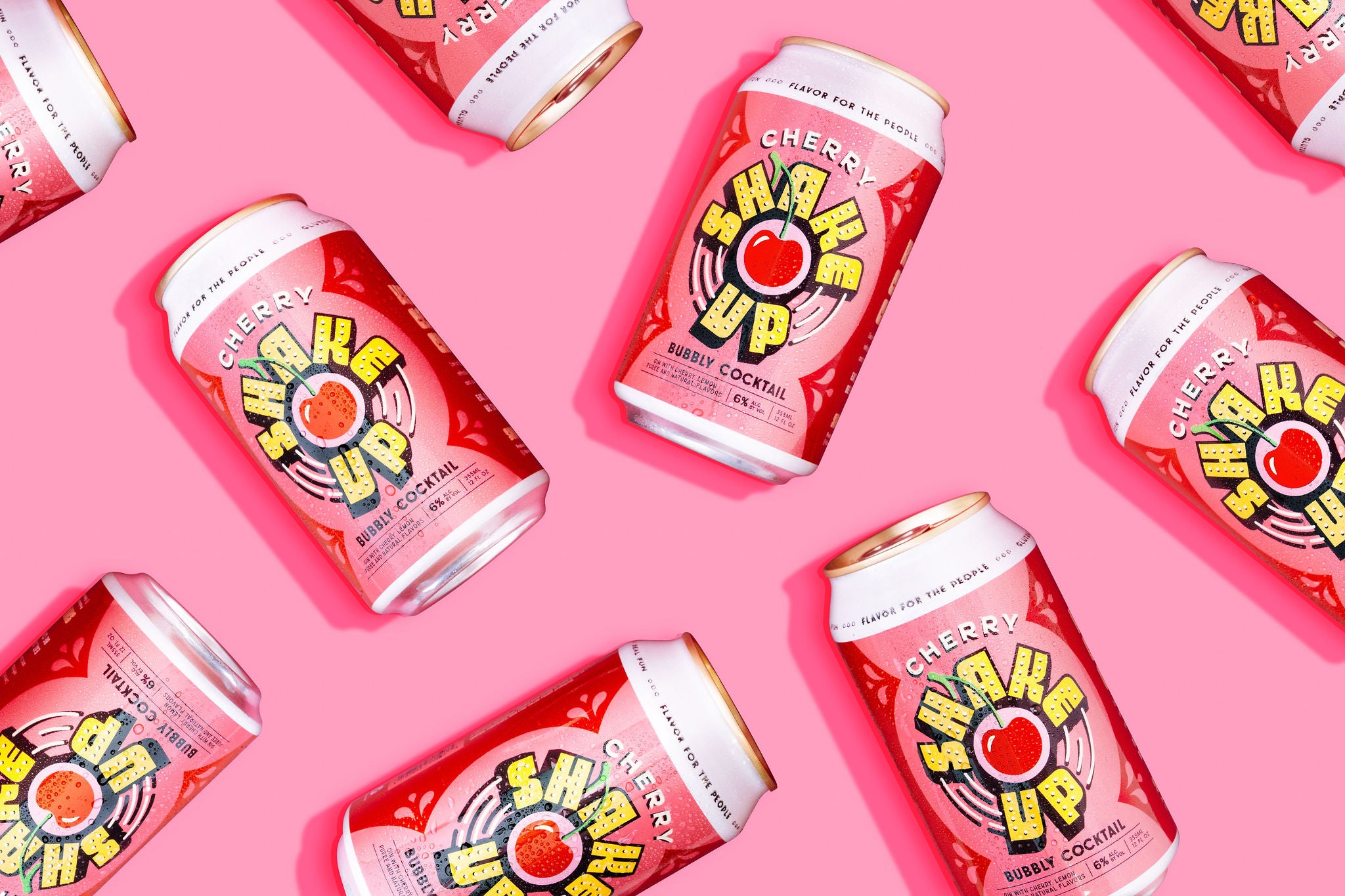 Cherry Shake Up Canned Cocktail